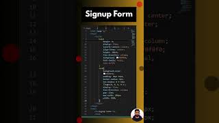 Signup Form in 30s #zaintech #html5tutorial #css3course #frontendcourse #motivation
