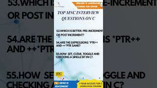 Top C Interview Questions part-14 | XpertChamps Insights #skillstruct