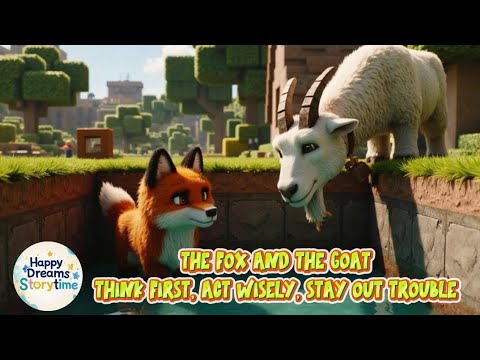 The Wolf and the Goat 🐺🐐 | Aesop’s Fable on Selfish Intentions | Moral Story for Kids