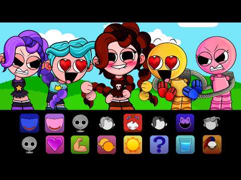 Sprunki LILY TWIN SISTER Mod - Who Will Be Her BOYFRIEND? Poppy Playtime 5