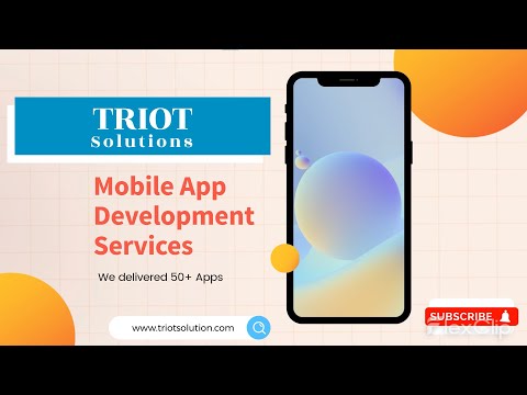 Mobile application development services | iOS | Android | TRIOT Solutions