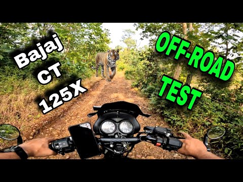 Bajaj CT 125X offroad ride review | Driving in jungle | [Language - Hindi]