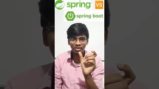 Spring vs SpringBoot - Tamil #shorts #spring #springboot