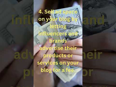 8 PROVEN METHODS TO MONETIZE YOUR BLOG AND MAKE MONEY ONLINE #shorts