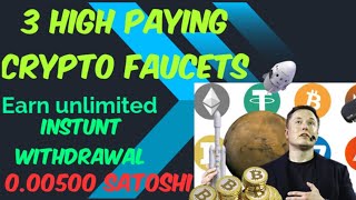 3 best crypto faucets site | Cryptocurrency | Crypto faucets site | #freebtc  #cryptofaucet