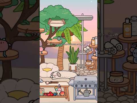 family coastal house tour pt 1˖ 🖇️ ᝬ ꜝꜞ 𖦹 ˖࣪،̲Ꮺ ! #toca #tocaroleplayfamily #tocaboca #aesthetic