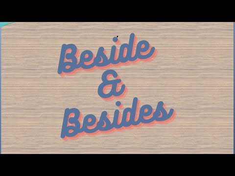 Beside & Besides এর ব্যবহার/ Munzurul Sir/English Learning.