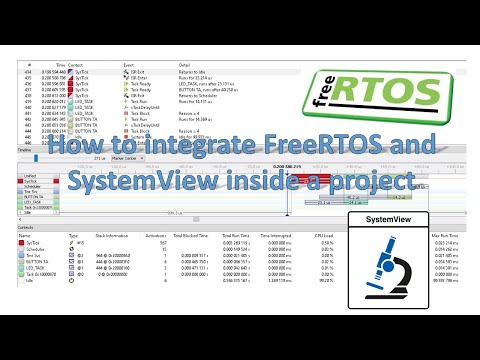 How to integrate FreeRTOS and SystemView inside a project | Part 1 | Learn with George