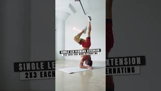 Advanced Forearm Stand Workout