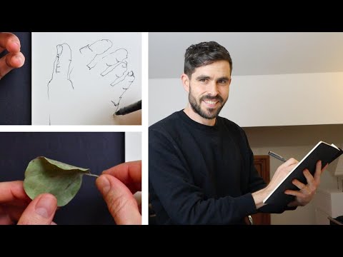 Improve Your Architectural Sketching with Blind Contour Drawing