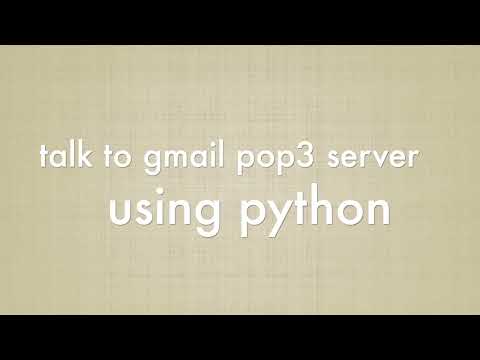 talking to the gmail pop3 server with python