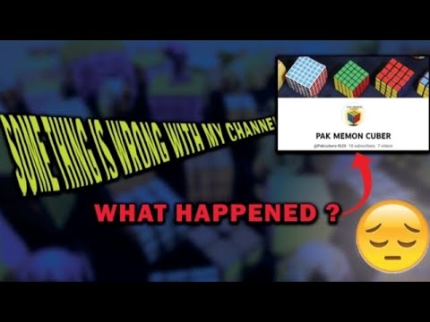 Something is wrong with my channel 😭|Big announcement 🔊#rubikscube.  #cube
