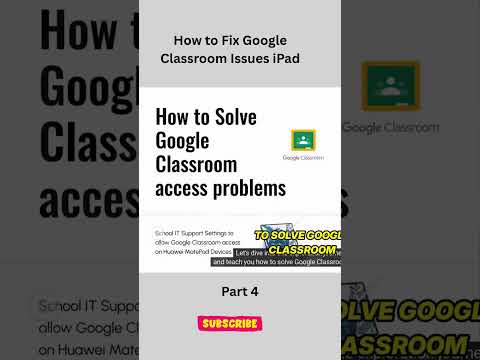 How to Fix Google Classroom Issues iPad 4  #google #windows #tutorial #tips #howto #tech #smartphone