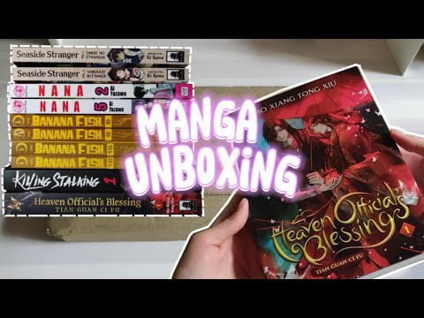 Manga Unboxing #3 🫧 || TGCF, Nana, Banana Fish, Killing Stalking, Seaside Stranger