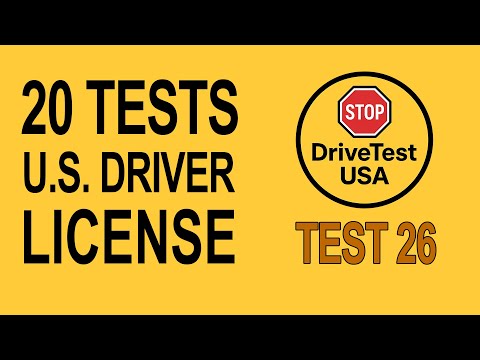🚦 DMV Practice Test #26 — 2025 Updated Permit Test Questions & Answers 🇺🇸
