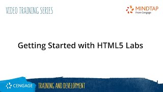 MindTap Programming: HTML5 Lab - Getting Started