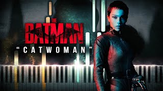 "Catwoman" [Catwoman's Theme] - The Batman (2022) OST (Synthesia Piano Tutorial)+SHEETS