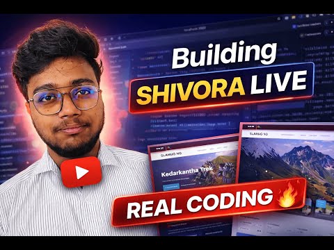 Shivora Live Build 🔥 | Creating a Premium Trekking Platform from Scratch