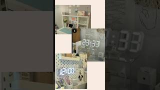 Aesthetic digital clock unboxing.