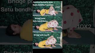 Yoga for ladies for strong back #weightloss #homeworkout #easyhomeworkout #shorts