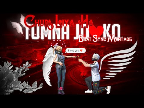 Chura Liya Hai Tumne Jo ❤️ Ko Remix||Free Fire Beat Sync Montage|Gangsters Gamer| #churaliya #ff