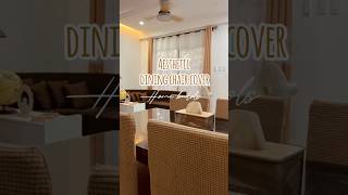 Aesthetic Dining chair cover✨🤎Product link in comment⬇️ #diningchaircovers #aestheticfinds