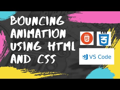 Bouncing Animation using HTML and CSS