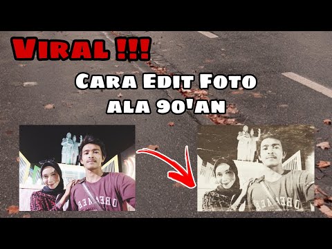 Cara Edit Foto Ala Tahun 90'an ll Lagi Viral Banget