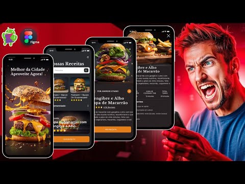 🔵 Aplicativo Food Lanchonete de Sanduíche / Android Studio ➕ Figma 🔵