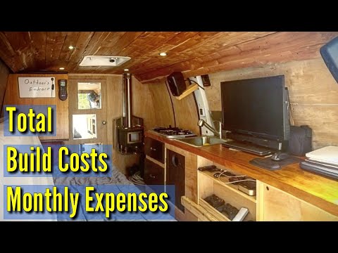 VAN LIFE EXPENSES | Build Costs and Van Budget ($500 Monthly Expenses)