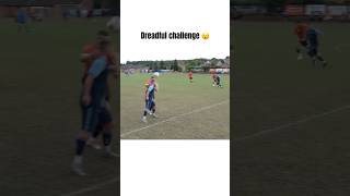 Outrageous high foot challenge during Sunday League match, awful. Red card all day. #football