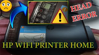 HP wifi printer head error | HP 410 series home printer - how tio fix first print error