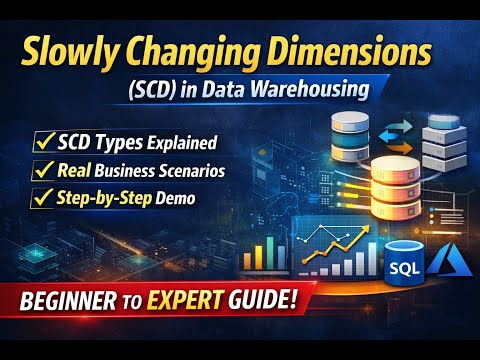 Slowly Changing Dimensions (SCD) in Data Warehousing | Beginner to Advanced | Real-Time Scenarios