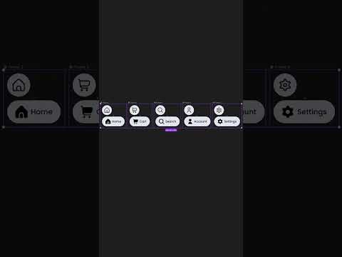 How to #create expanding navigation bar in #figma | Learn to #design #ui #ux