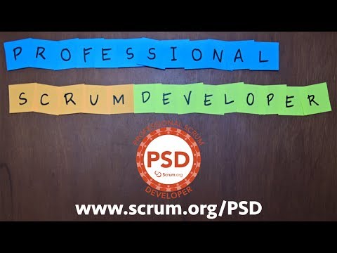 Scrum.org Professional Scrum Developer Course Overview