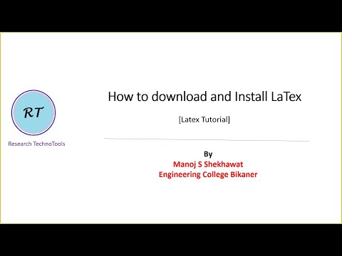 How to download and Install LaTex | Installation of MikTex and TexMaker