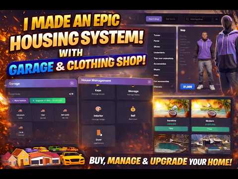 Advanced Housing System with Family Garage - FiveM Script Showcase