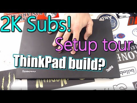 2K Subs Thank You! - Setup Tour and Future ThinkPad eGPU plans