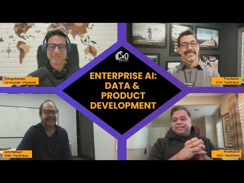 Enterprise AI: Data Strategies for Product Development Success ( CEO, CTO- TechFabric, Data & AI)