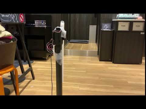 A Very Early Experimental Version of Entrance/Exit Gate Controlled by ESP32 BLE