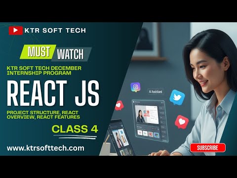 React JS Development Internship Program | Class-4 |  Project Structure | Overview | Batch-Dec-25