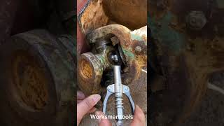 Double handle gear high pressure oil nozzle heavy cars  tire #worksmart #hardwaretools #maintenance