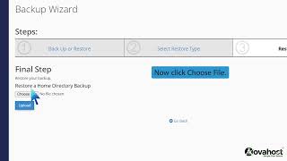 How to restore a backup in cPanel with Novahost