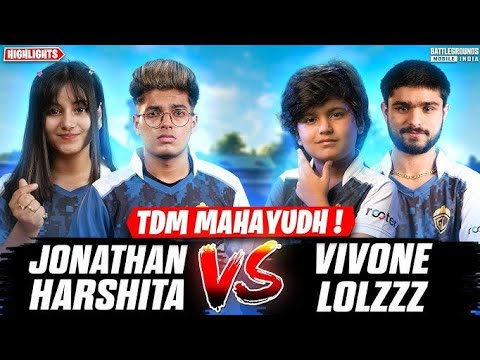 JONATHAN VS LolzZz☠️ Intense 2V2 TDM 😨 LolzZz Shocked 😨 #bgmi #jonathangaming #lolzz