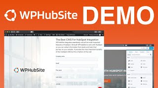WPHubSite Demo - A Powerful & Easy Content Management System For HubSpot