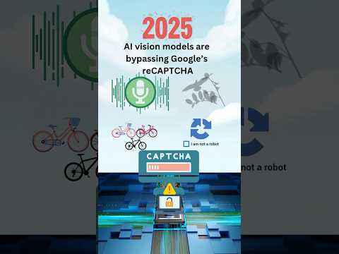 AI Bots Are Outsmarting CAPTCHA - Security attacks are Rising #ai #ai2025  #aisecurity #shorts
