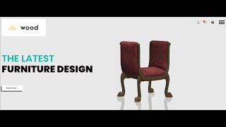 How to make a furniture website by HTML and CSS  |  Source code