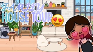 Family House Tour! || Toca Boca || Creds: @luvaerixo || #tocabocahousetour