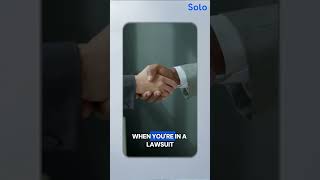 How can I settle a debt if my creditor is suing me?