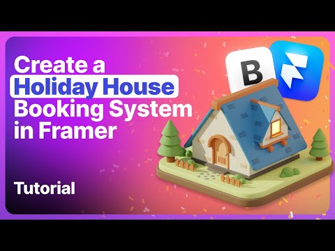 How to Add Weekly Villa Rental Booking Component in Framer | Holiday House Booking System Tutorial